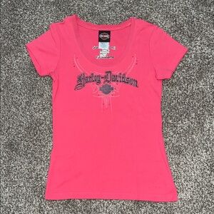 Harley-Davidson Women's Pink Short Sleeve Tee